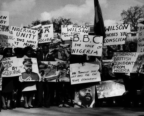 Biafran War Protest